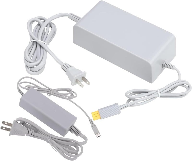 PEGLY محول تيار متردد 2-1 متوافق مع وحدة تحكم Wii U وجهاز التحكم Wii U، شاحن وحدة التحكم وجهاز التحكم (لكل من وحدة التحكم / جهاز التحكم) - Image 1